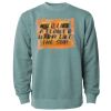 Unisex Midweight Pigment-Dyed Crewneck Sweatshirt Thumbnail