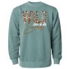 Unisex Midweight Pigment-Dyed Crewneck Sweatshirt Thumbnail