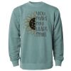 Unisex Midweight Pigment-Dyed Crewneck Sweatshirt Thumbnail