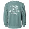Unisex Midweight Pigment-Dyed Crewneck Sweatshirt Thumbnail