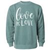 Unisex Midweight Pigment-Dyed Crewneck Sweatshirt Thumbnail