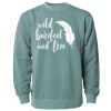 Unisex Midweight Pigment-Dyed Crewneck Sweatshirt Thumbnail