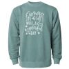 Unisex Midweight Pigment-Dyed Crewneck Sweatshirt Thumbnail