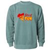Unisex Midweight Pigment-Dyed Crewneck Sweatshirt Thumbnail